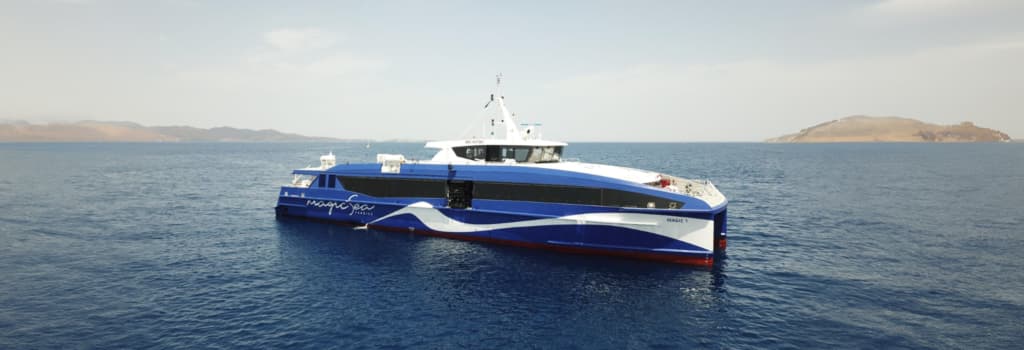 Magic Sea Ferries ferry at sea